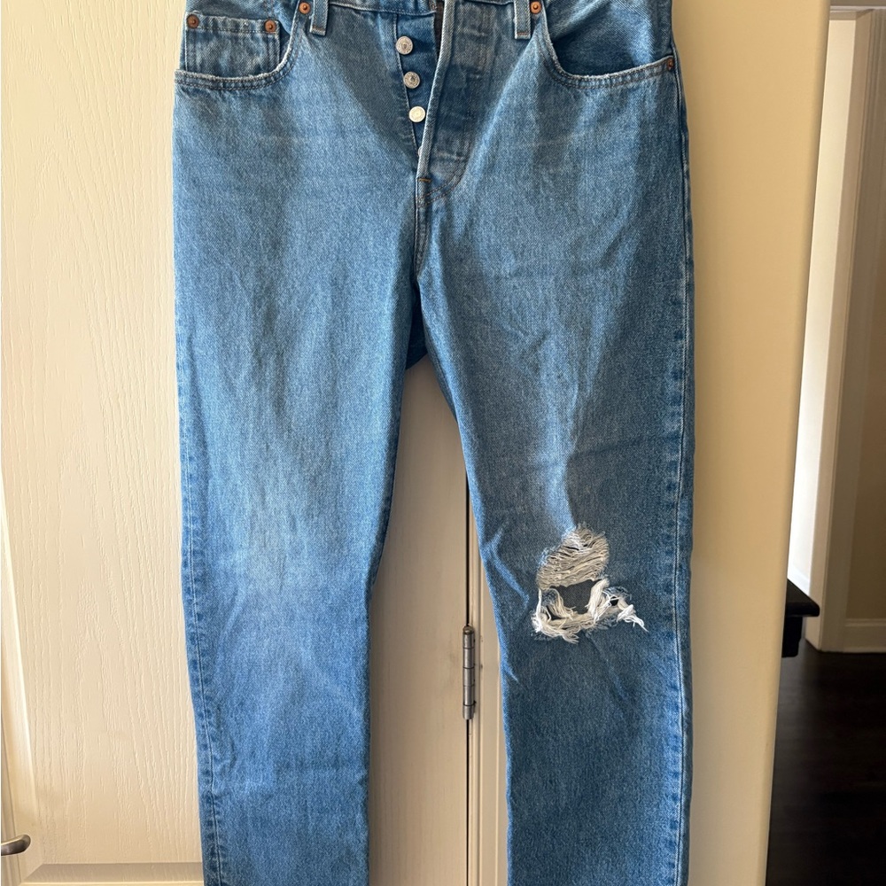 Levi's Blue Straight Leg Women's Jeans